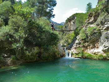 Sprünge in Wildbach