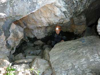 Eingang Wasserhöhle Canillas de Albaida
