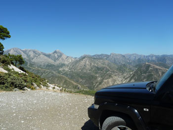 Blick auf den El Lucero