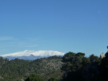 Sierra Nevada schneebedeckt