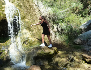 Wasserfall in der Sierra