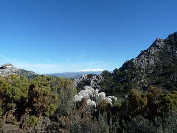 Blick auf Sierra Nevada