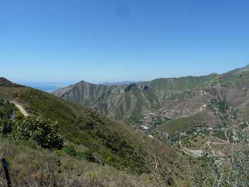 über die Berge Mittelmeer